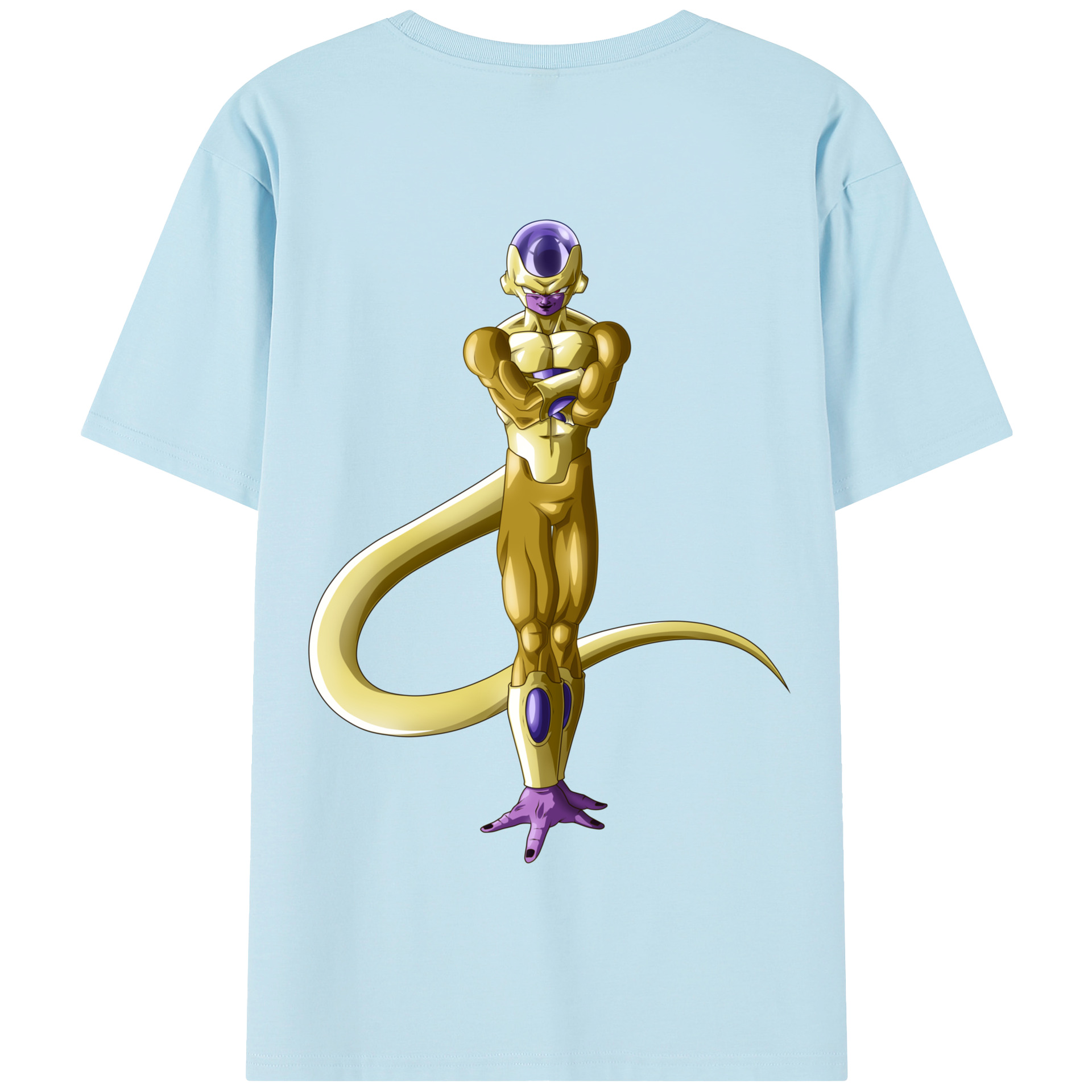 （画像用） ドラゴンボール フリーザ DRAGON BALL Frieza 綿100％半袖Tシャツ（背面プリント）